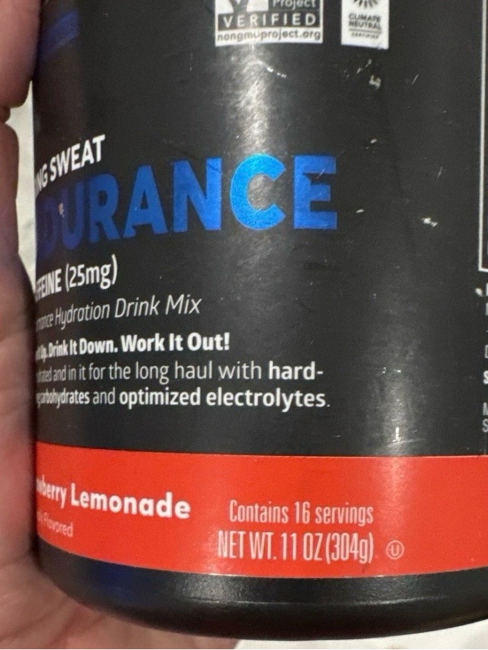 nunn Endurance Hydration Drink Mix - Strawberry Lemonade - Black & Red